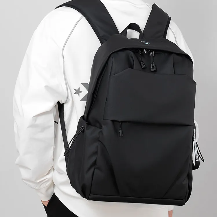 MUYKUY Polyester Laptop Bag Regular Unisex Black/Gray-5