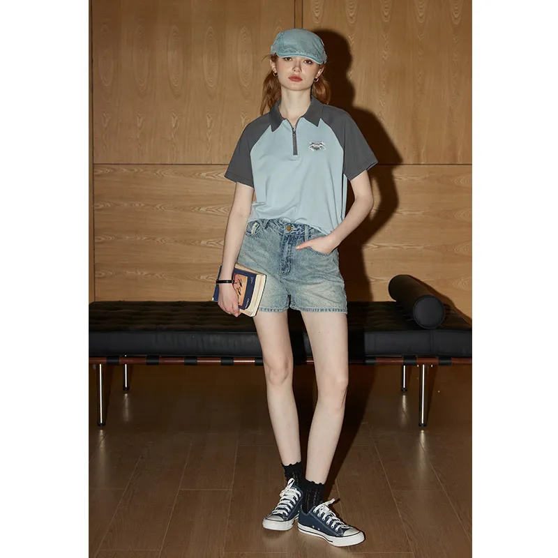 KUHNMARVIN Polo Shirts Women's Light Blue-3