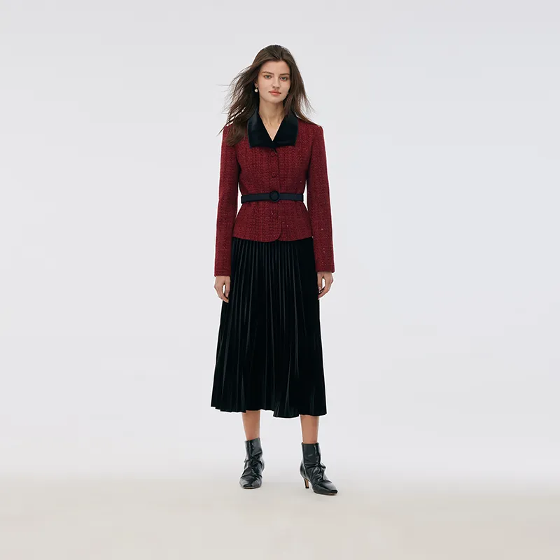 GOELIA Skirt Set Women's Pepper Red-4