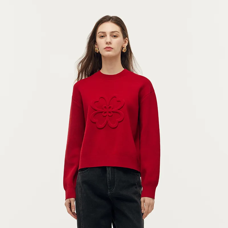 GOELIA Sweatshirt Women's Pepper Red-5