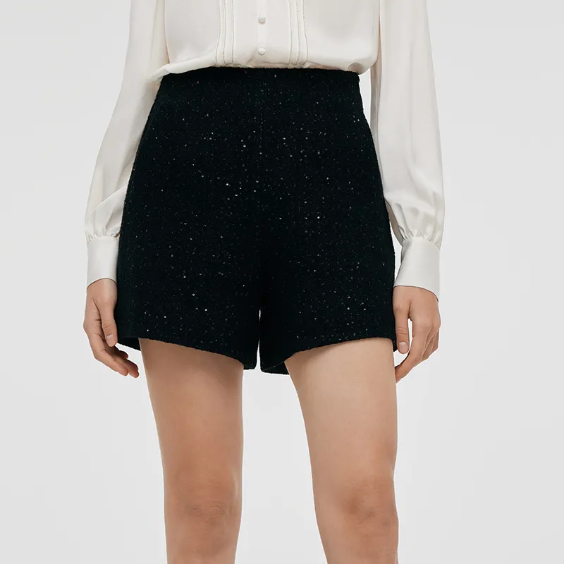 GOELIA Casual Shorts Women's Black-2