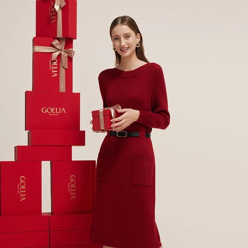 GOELIA Long Sleeved Dress Women's-4