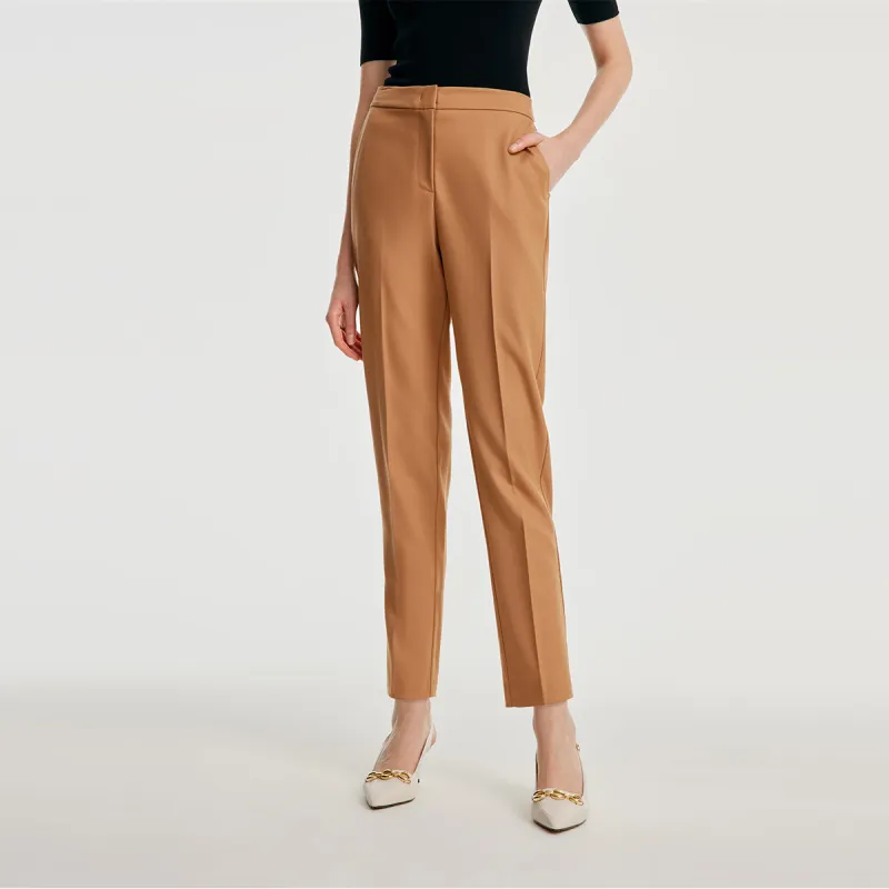 GOELIA Casual Pants Women's 71Y Camel-2