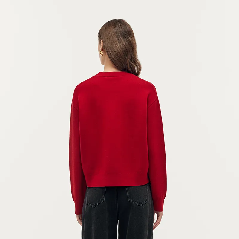 GOELIA Sweatshirt Women's Pepper Red-3