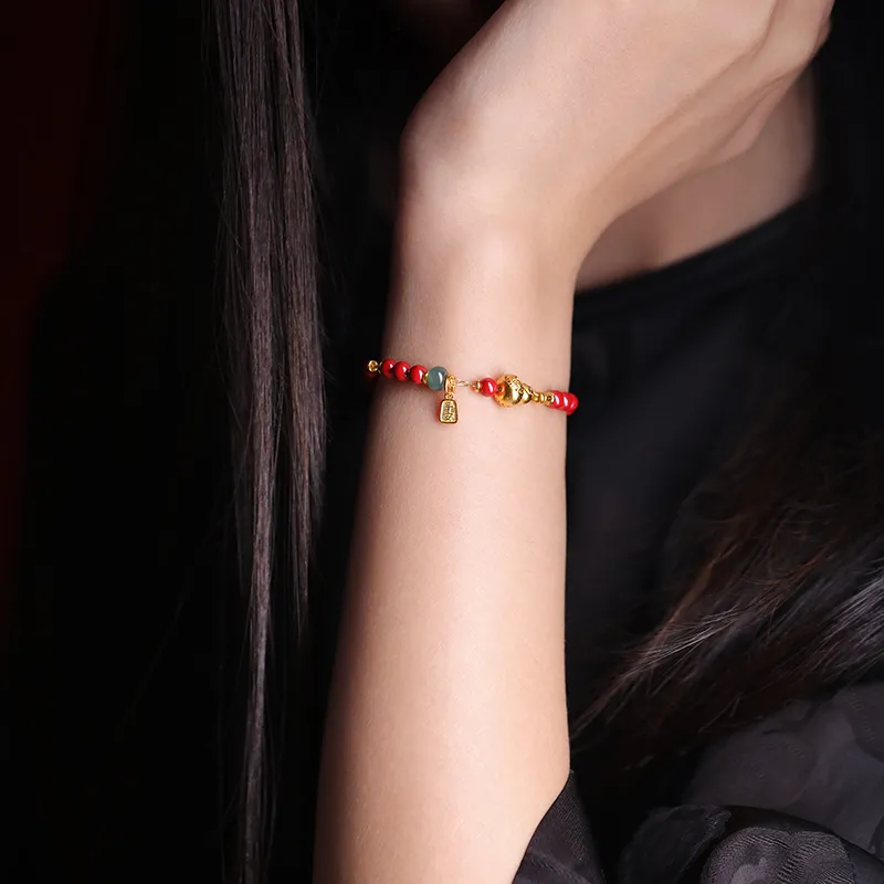 Phoenix Nirvana Reconstructed Cinnabar Bracelets Unisex-4