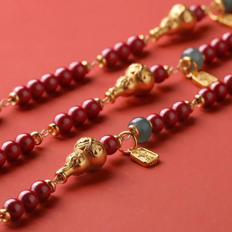 Phoenix Nirvana Reconstructed Cinnabar Bracelets Unisex-3