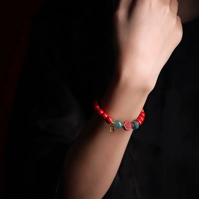 Phoenix Nirvana Reconstructed Cinnabar Bracelets Women's-4
