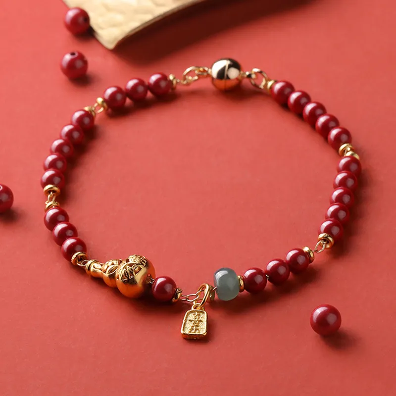 Phoenix Nirvana Reconstructed Cinnabar Bracelets Unisex-1