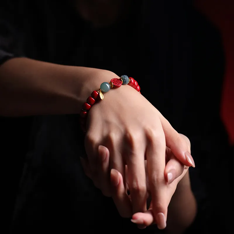 Phoenix Nirvana Reconstructed Cinnabar Bracelets Women's-6