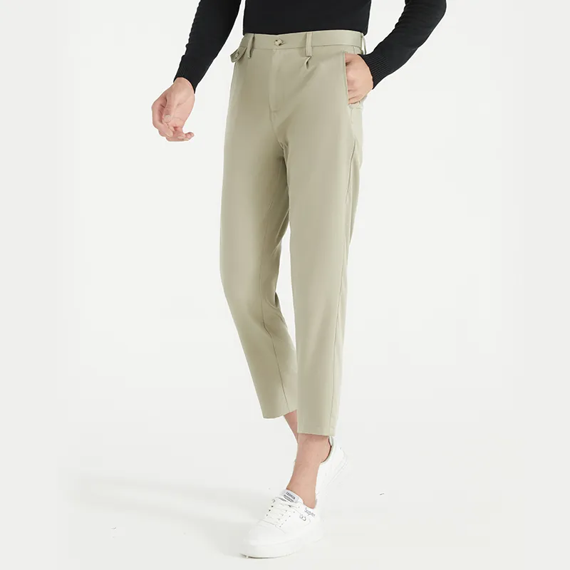 RICCIWEE Casual Pants Unisex Black-10