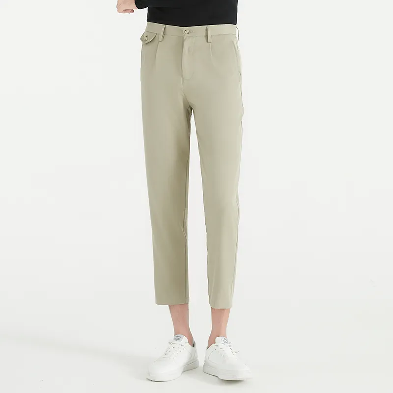 RICCIWEE Casual Pants Unisex Black-8