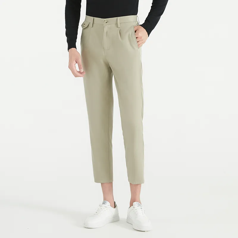 RICCIWEE Casual Pants Unisex Black-7