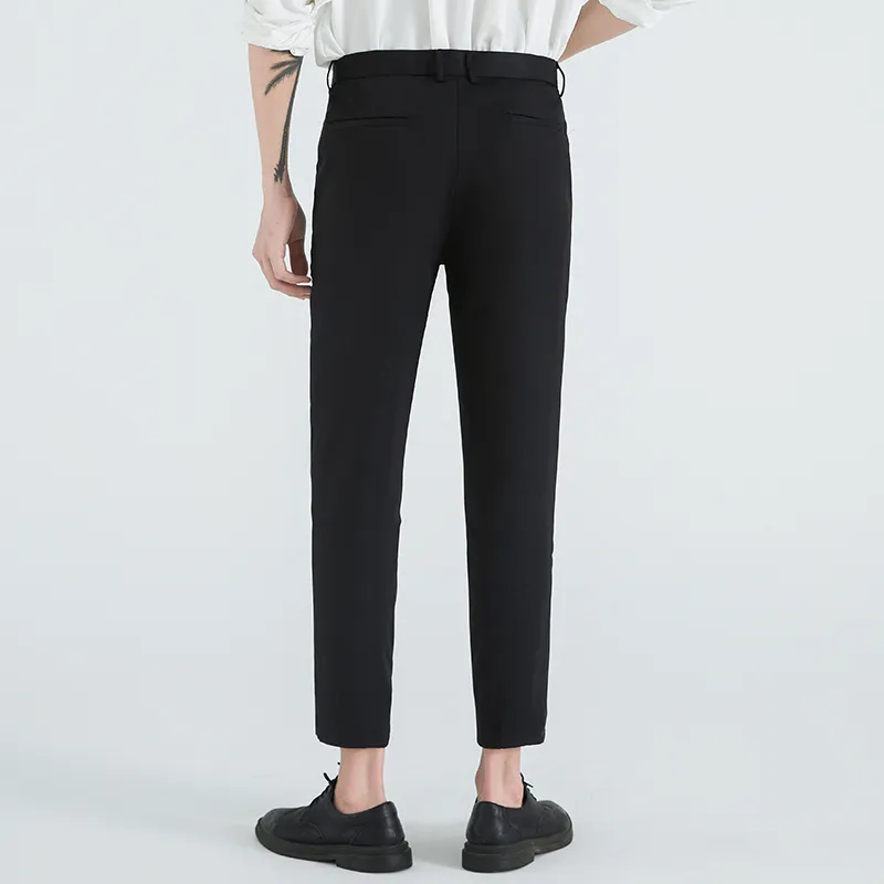 RICCIWEE Casual Pants Unisex Black-2