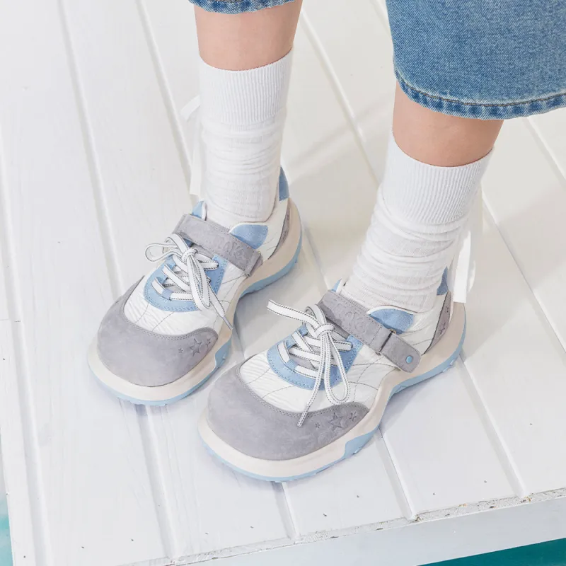MASOOMAKE Wang Xingren Series Cute Paw Shoes Height Increasing Lightweight Breathable Low Top Casual Shoes Women's-5