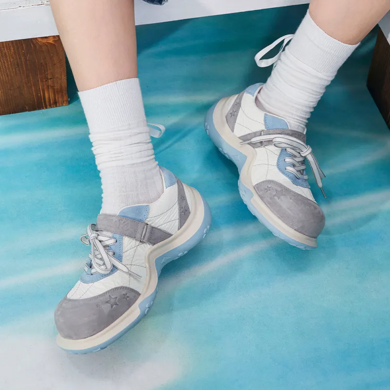 MASOOMAKE Wang Xingren Series Cute Paw Shoes Height Increasing Lightweight Breathable Low Top Casual Shoes Women's-6