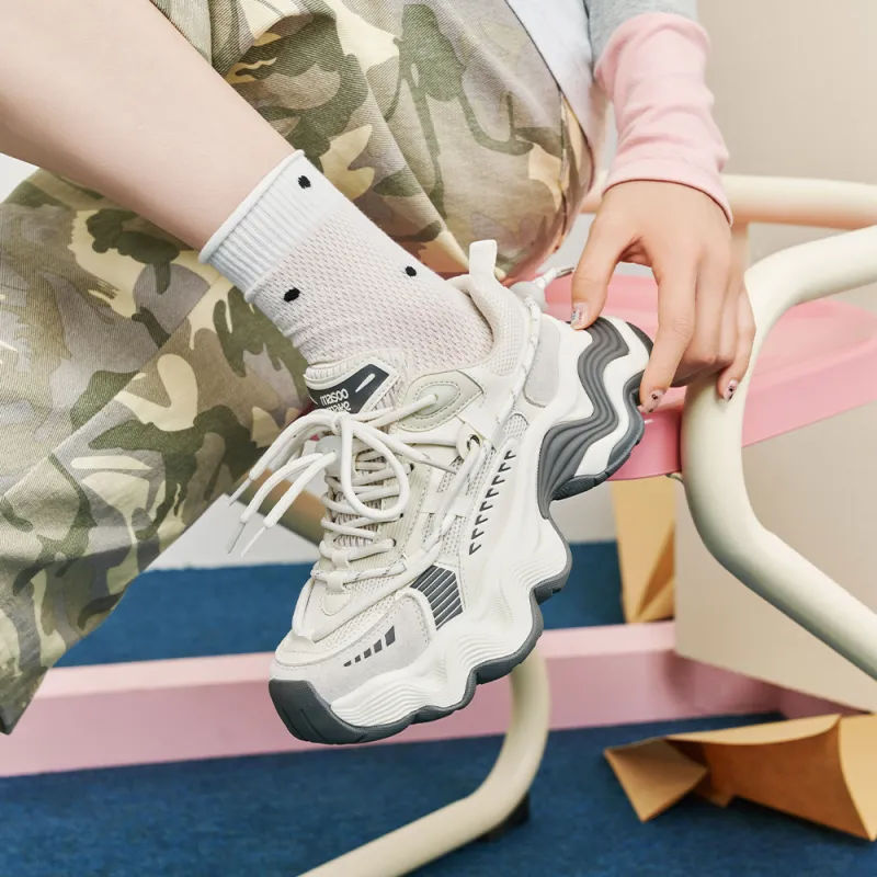 MASOOMAKE Breathable Height Increase Chunky Sneakers Women's-14