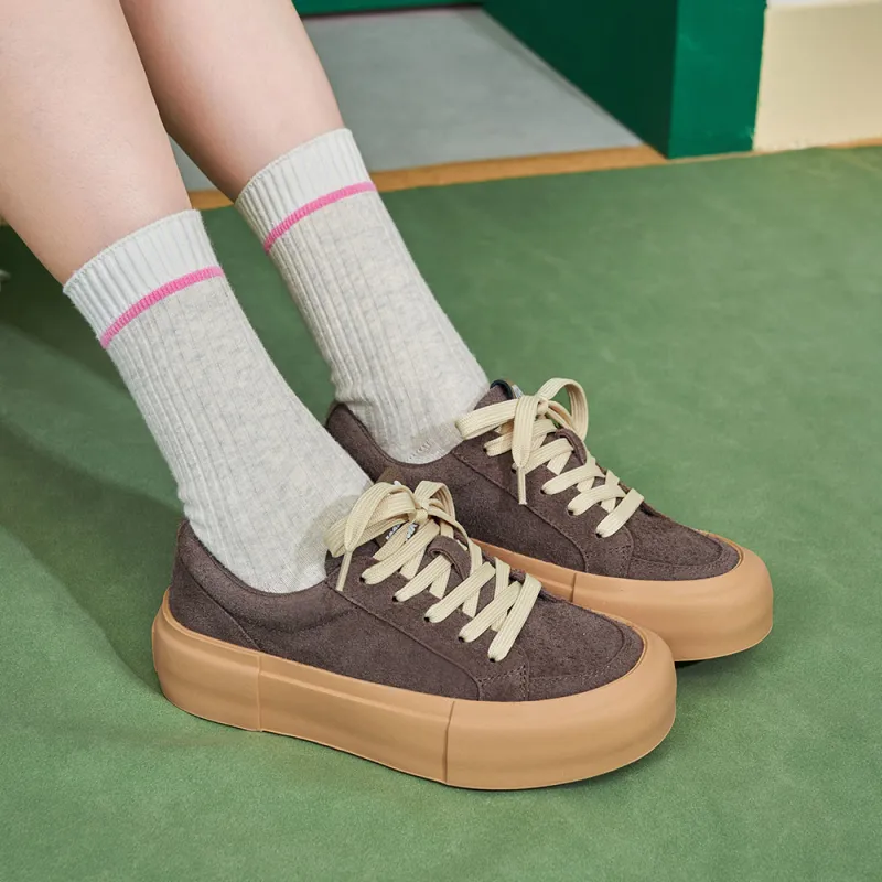 MASOOMAKE Low Top Skateboard Shoes Women's-30