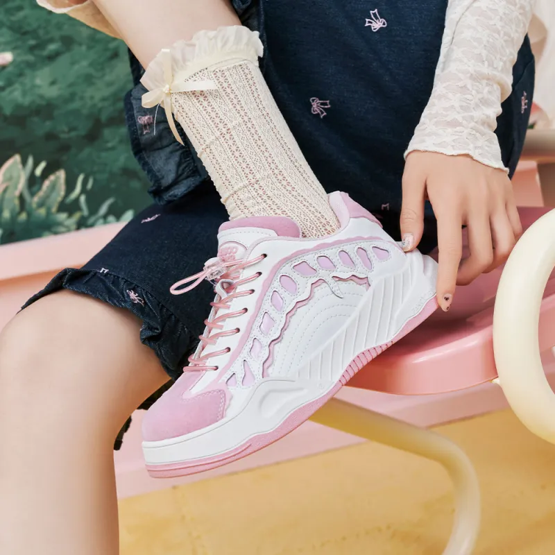 MASOOMAKE Height Increasing Skateboard Shoes Women's-15
