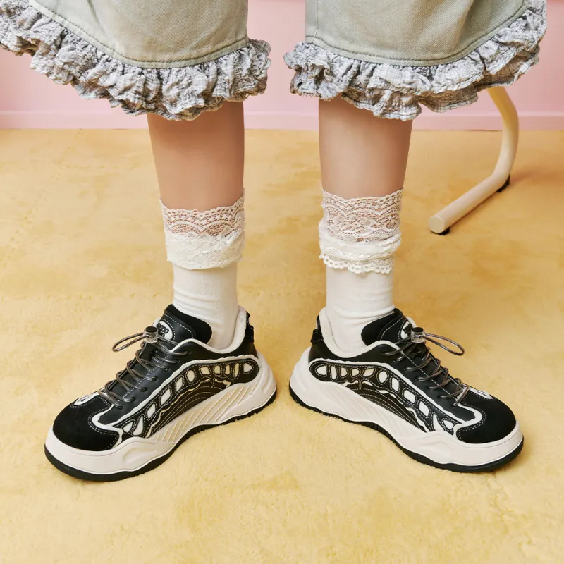 MASOOMAKE Height Increasing Skateboard Shoes Women's-29