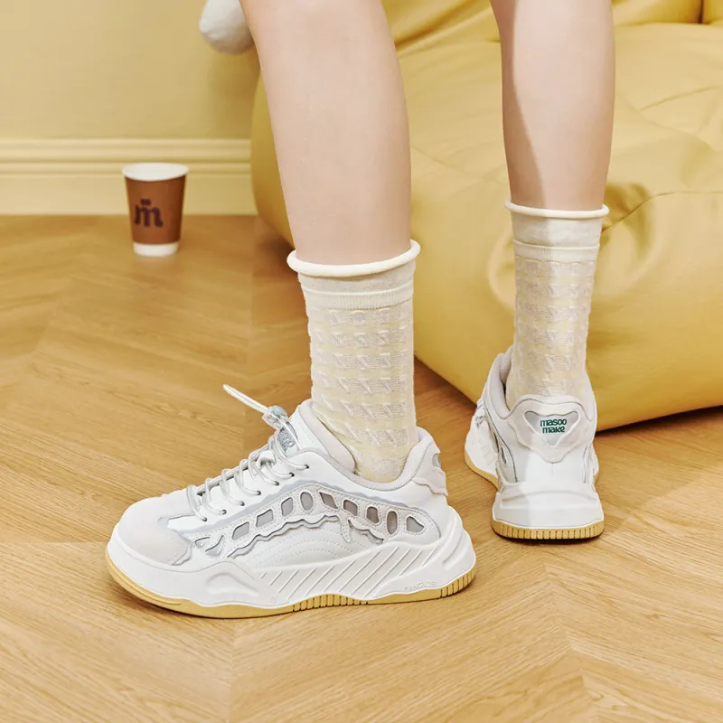 MASOOMAKE Height Increasing Skateboard Shoes Women's-6