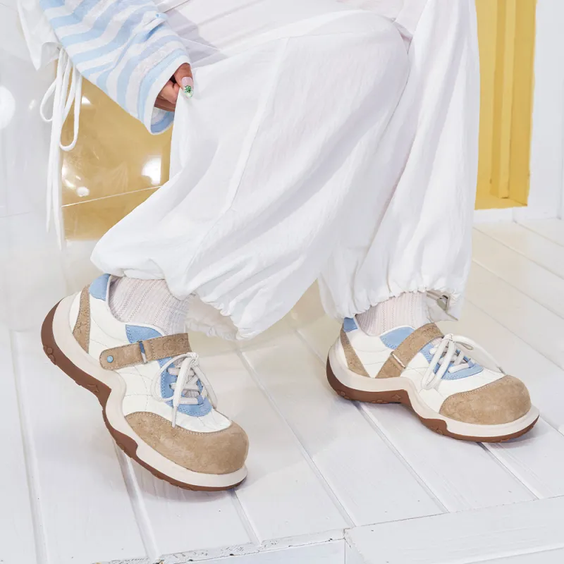 MASOOMAKE Wang Xingren Series Cute Paw Shoes Height Increasing Lightweight Breathable Low Top Casual Shoes Women's-26