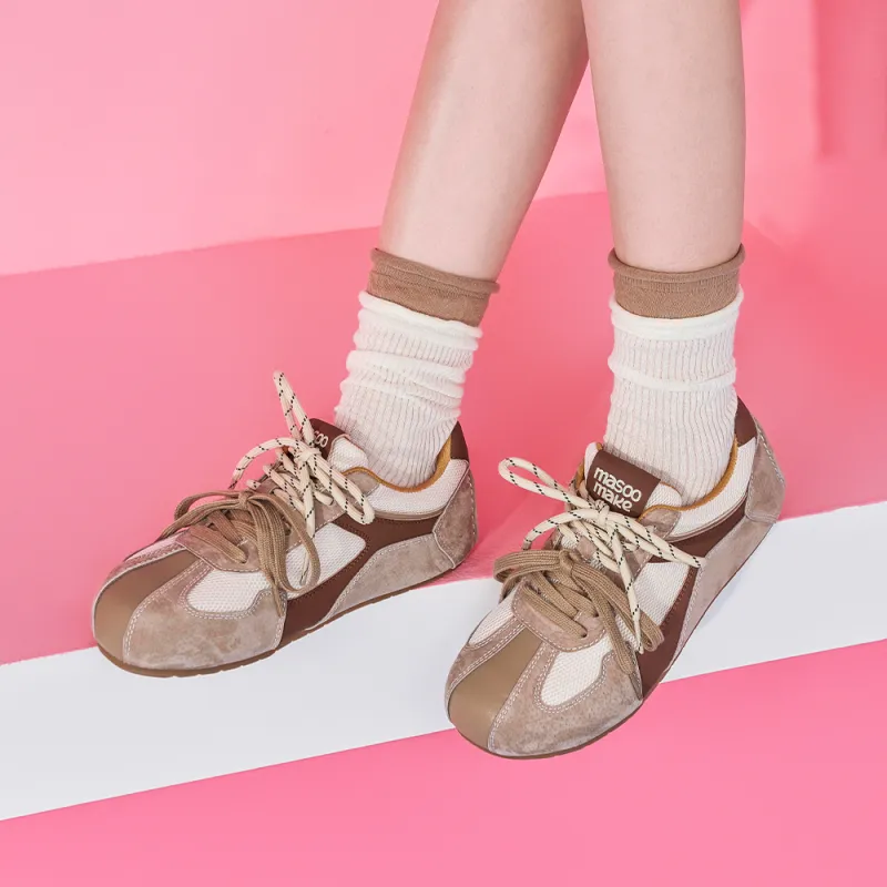 MASOOMAKE Puff Series Breathable And Lightweight Low Top Casual Shoes Women's-40
