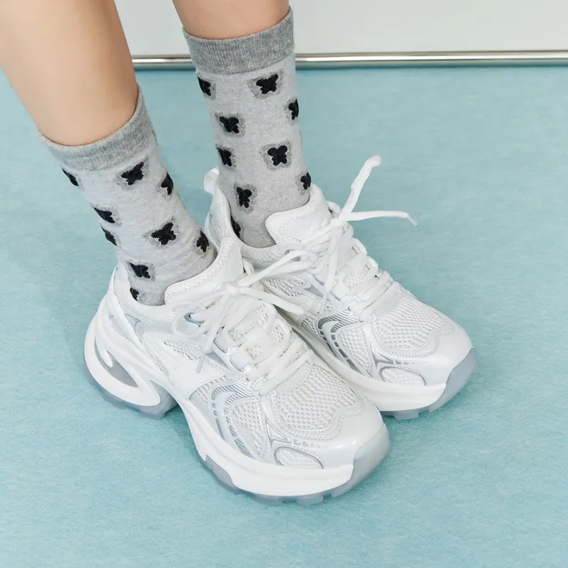 MASOOMAKE Breathable Height Increasing Chunky Sneakers Women's-7