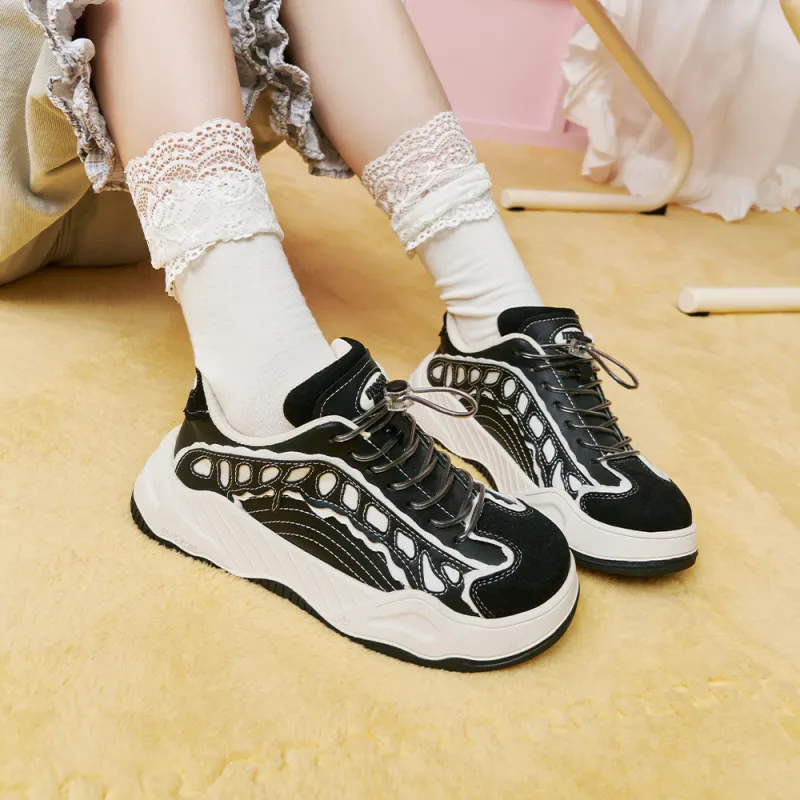 MASOOMAKE Height Increasing Skateboard Shoes Women's-30