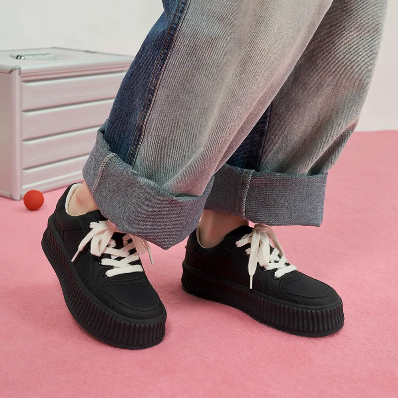 MASOOMAKE Low-Top Skateboard Shoes Women's-9