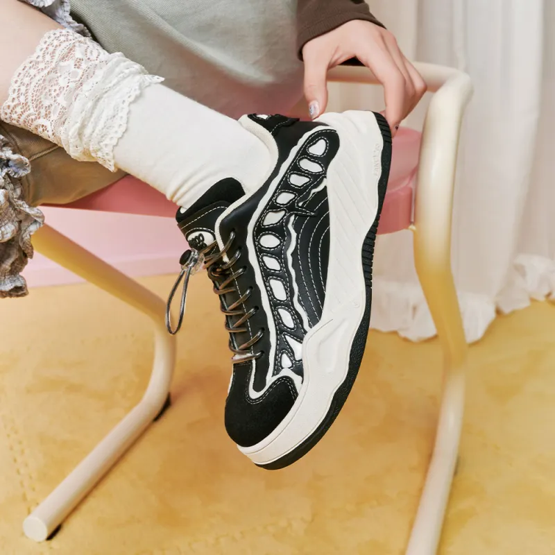 MASOOMAKE Height Increasing Skateboard Shoes Women's-31