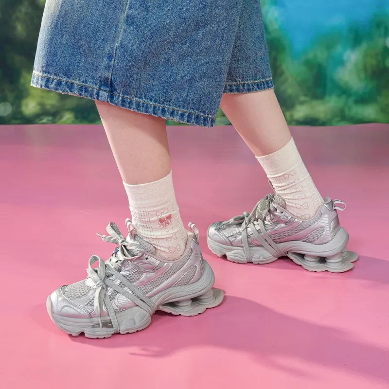 MASOOMAKE Breathable Height Increasing Low Top Chunky Sneakers Women's-20