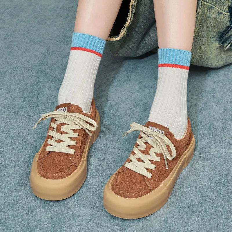 MASOOMAKE Low Top Skateboard Shoes Women's-21