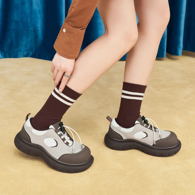 MASOOMAKE Spotted Crocodile Series Lightweight Height Increasing Low-Top Casual Shoes Women's-14
