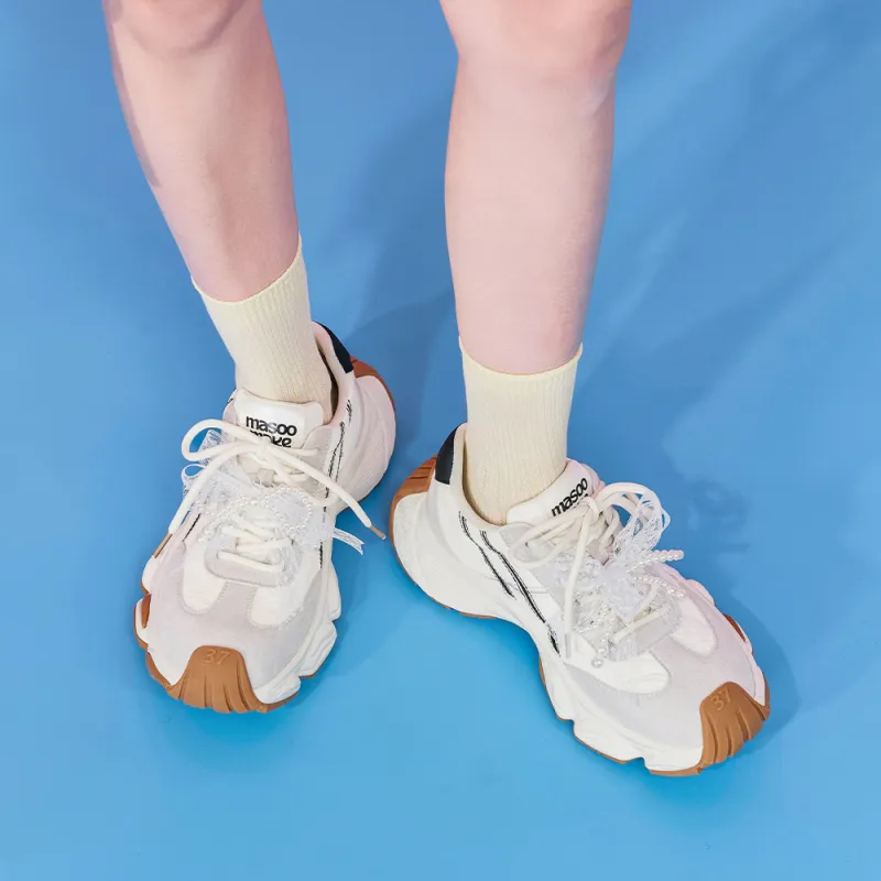 MASOOMAKE Low Top Chunky Sneakers Women's-5