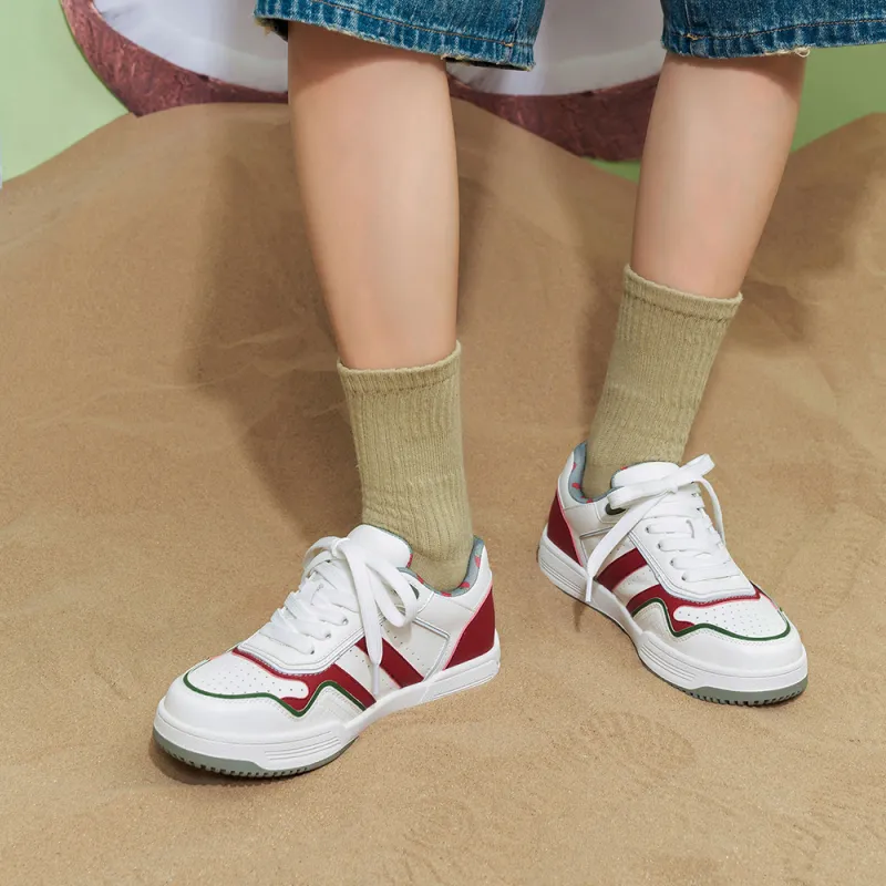 MASOOMAKE Lightweight Low-Top Skateboard Shoes Women's-38