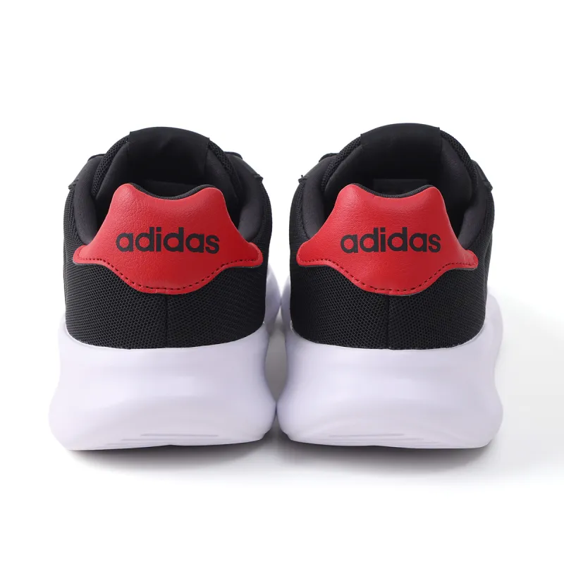 Adidas LITE RACER 3.0 Breathable Lightweight Low Top Casual Running Shoes Men's Black Red-2