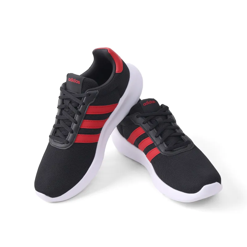 Adidas LITE RACER 3.0 Breathable Lightweight Low Top Casual Running Shoes Men's Black Red-1