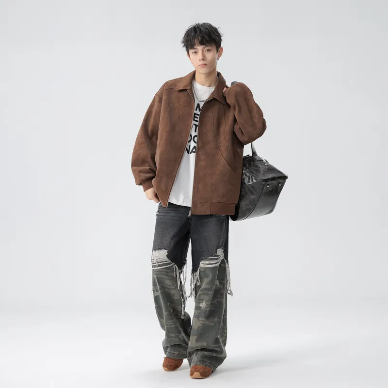 Feiyue Leather Jackets Unisex-10
