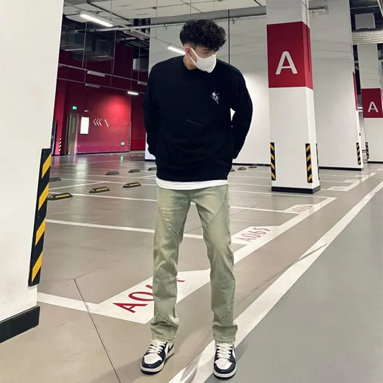 Feiyue Crew Neck Sweatshirt Without Hood Unisex-29