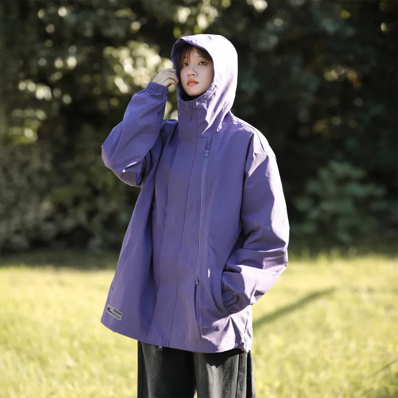 Feiyue Water-Resistant Windproof And Water-Repellent Windbreaker Jacket Unisex-14