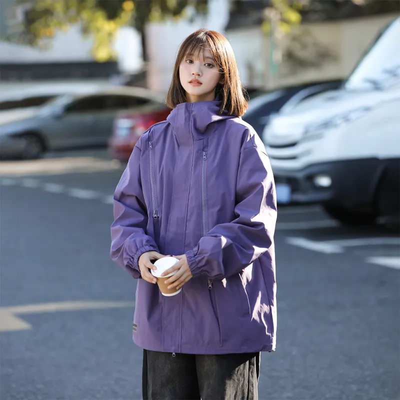 Feiyue Water-Resistant Windproof And Water-Repellent Windbreaker Jacket Unisex-27
