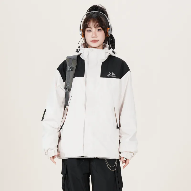 Feiyue Water-Resistant Windproof Warm Water-Repellent Windbreaker Jacket Unisex-63