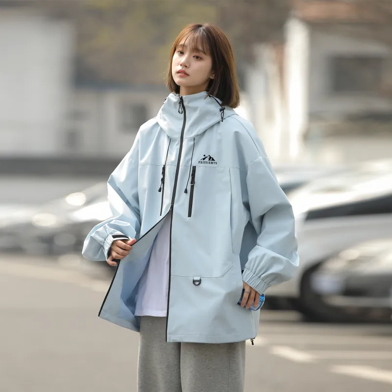 Feiyue Water-Resistant Windproof Warm Water-Repellent Windbreaker Jacket Unisex-21