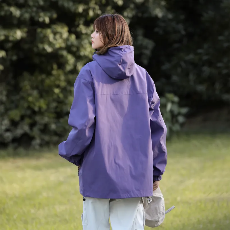 Feiyue Water-Resistant Windproof And Water-Repellent Windbreaker Jacket Unisex-7