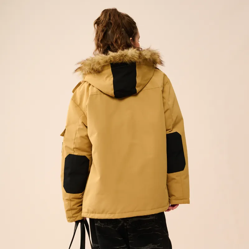 Feiyue Parka Coats Unisex-13
