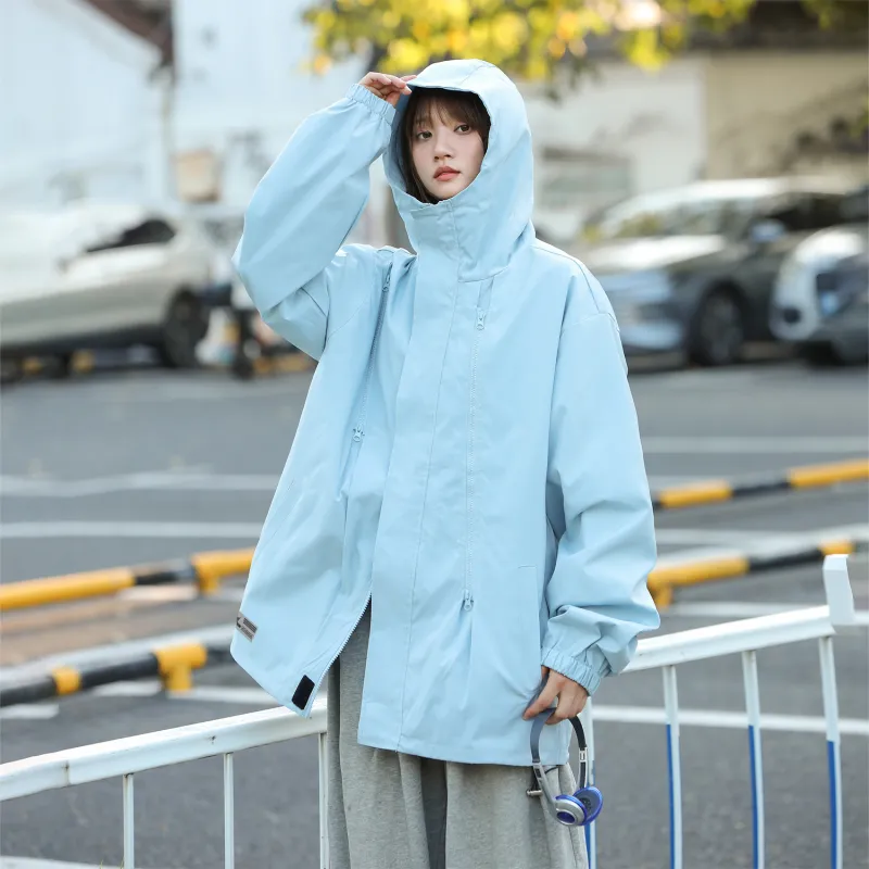 Feiyue Water-Resistant Windproof And Water-Repellent Windbreaker Jacket Unisex-21