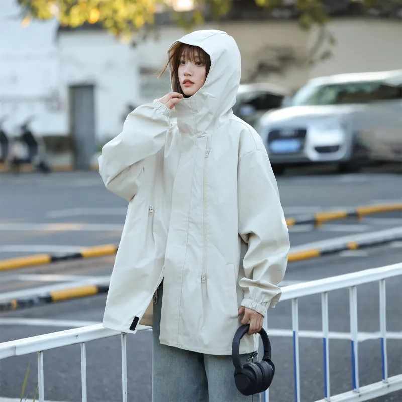 Feiyue Water-Resistant Windproof And Water-Repellent Windbreaker Jacket Unisex-24