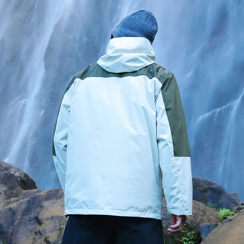 Feiyue Water-Resistant Windproof Warm Water-Repellent Cold-Resistant Windbreaker Jacket Unisex-11