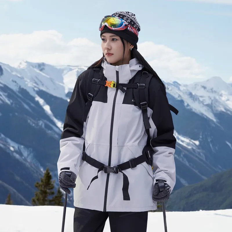 Feiyue Water-Resistant Windproof Warm Water-Repellent Cold-Resistant Windbreaker Jacket Unisex-4