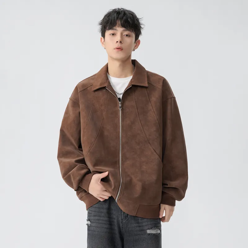 Feiyue Leather Jackets Unisex-8